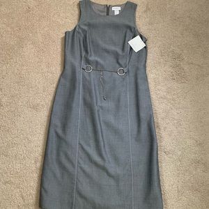 NWT Liz Claiborne Grey Dress